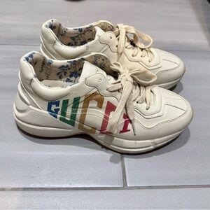 Gucci sneakers - Women's Rhyton sneaker with Gucci logo